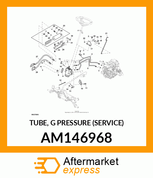 TUBE, G PRESSURE (SERVICE) AM146968