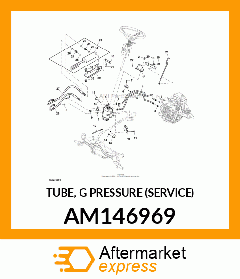 TUBE, G PRESSURE (SERVICE) AM146969