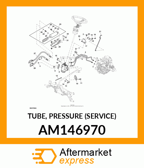 TUBE, PRESSURE (SERVICE) AM146970