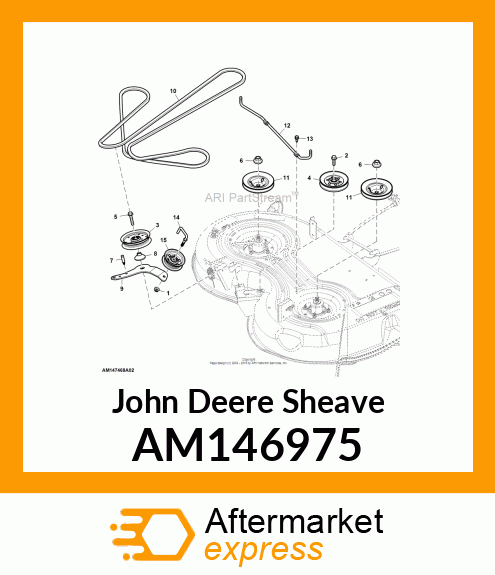 SHEAVE, FLAT IDLER AM146975