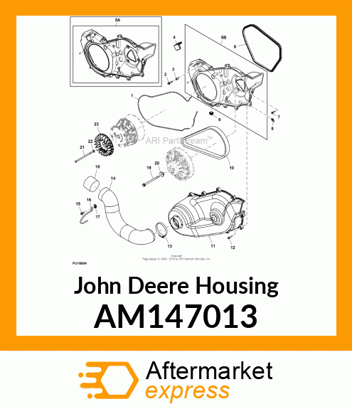 HOUSING, HOUSING, CLUTCH (INNER) AM147013