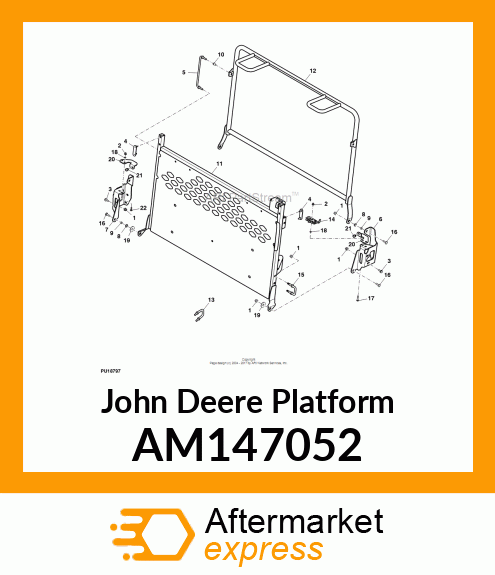 PLATFORM, PLATFORM, FOLDING RACK WI AM147052