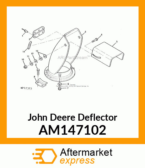 DEFLECTOR, DEFLECTOR, 47SB W/ DOM AM147102