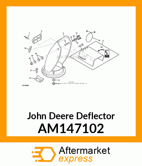 DEFLECTOR, DEFLECTOR, 47SB W/ DOM AM147102