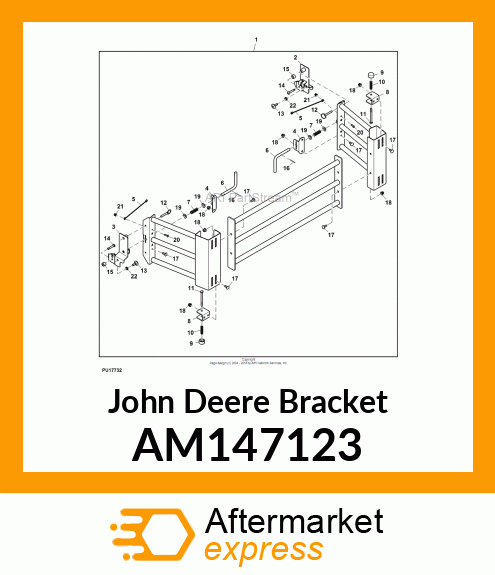 BRACKET, MOUNTING AM147123