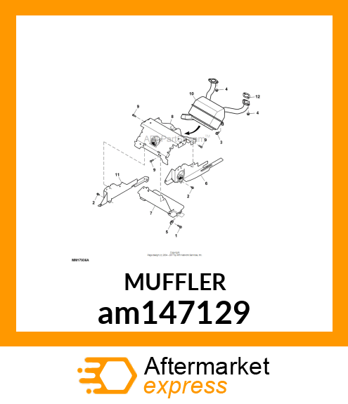 MUFFLER am147129