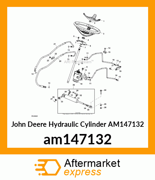 CYLINDER, 2WS STEERING am147132