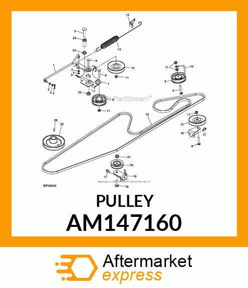 SHEAVE, ENGINE AM147160