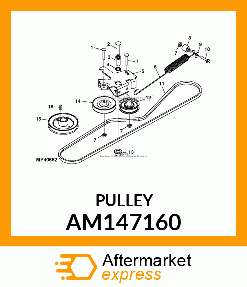 SHEAVE, ENGINE AM147160