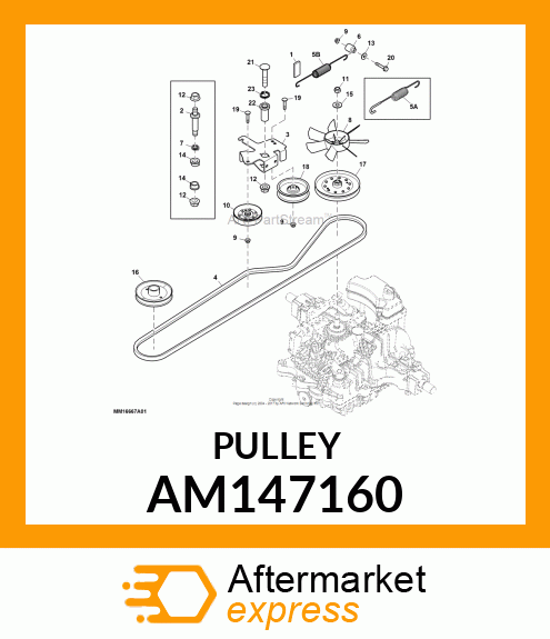 SHEAVE, ENGINE AM147160