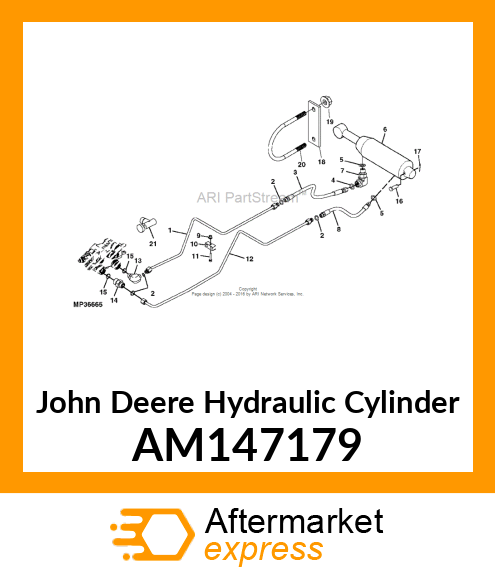 CYLINDER, HYD. LIFT AM147179