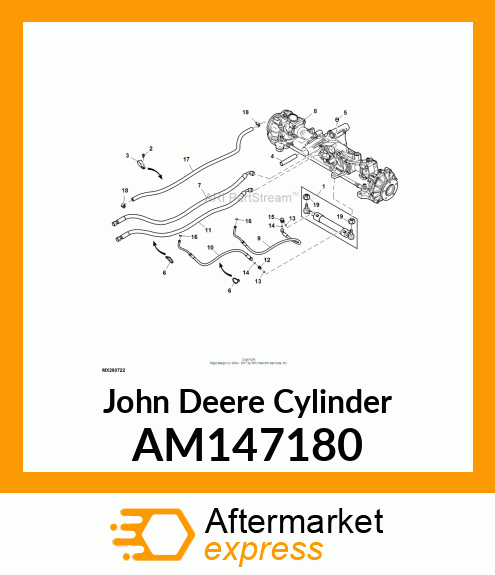 CYLINDER, STEERING (HFWD) AM147180