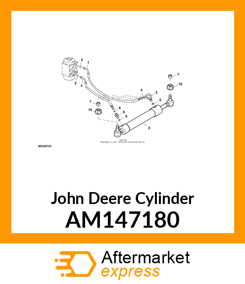 CYLINDER, STEERING (HFWD) AM147180