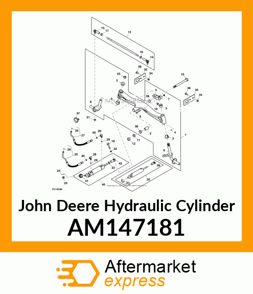 CYLINDER, HYDRAULIC STEERING AM147181