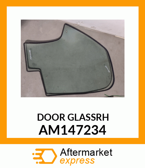 WINDOWPANE, DOOR, GLASS RH WITH SEA AM147234