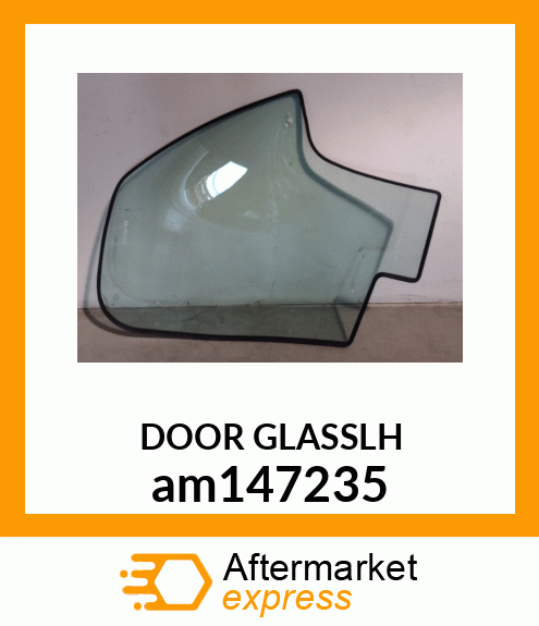 WINDOWPANE, DOOR, GLASS LH WITH SEA am147235