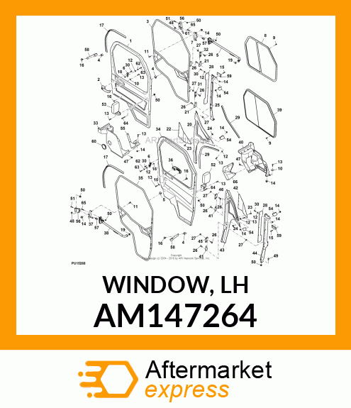 WINDOW, LH AM147264