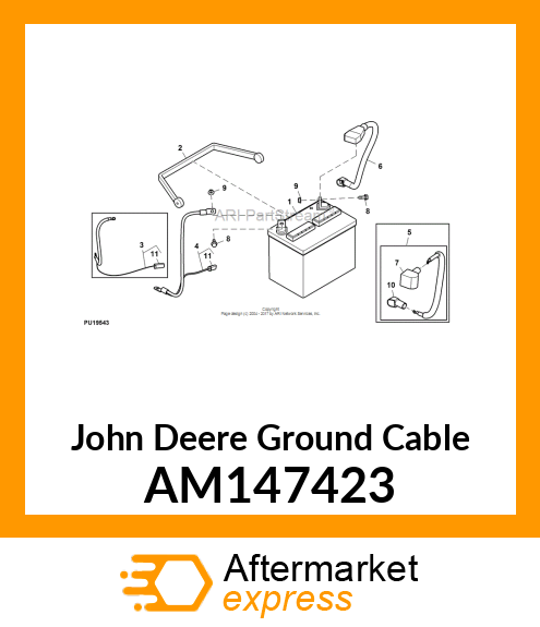 MY16, X330 GROUND CABLE AM147423