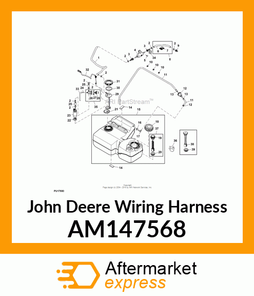 WIRING HARNESS, FUEL PUMP WIRING HA AM147568