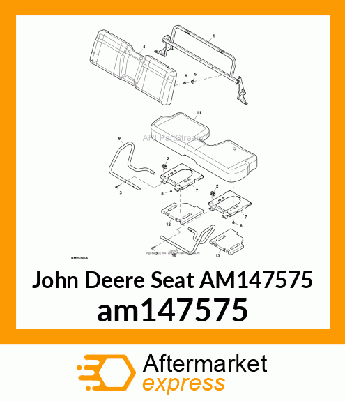 SEAT, SEAT, BASE BENCH (YELLOW) am147575