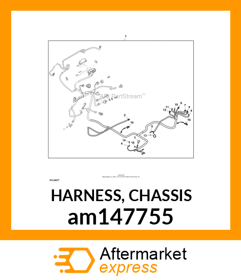 HARNESS, CHASSIS am147755