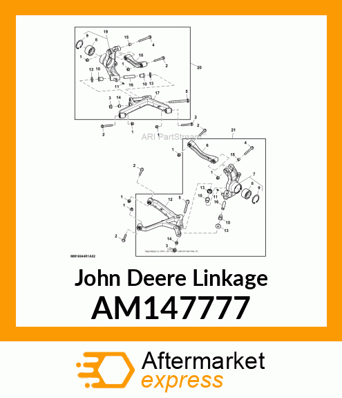 LINKAGE, REAR CORNER, ASSEMBLY, LH AM147777