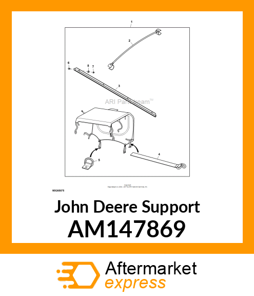 SUPPORT, ROOF SUPPORT AM147869