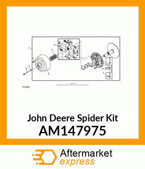 SPIDER KIT, ASSY AM147975