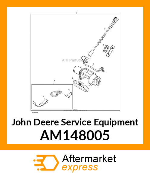 SERVICE EQUIPMENT, KIT, 4500LB WINC AM148005