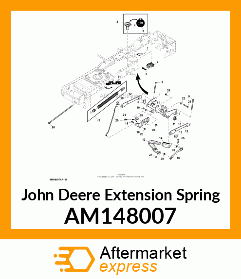 EXTENSION SPRING AM148007