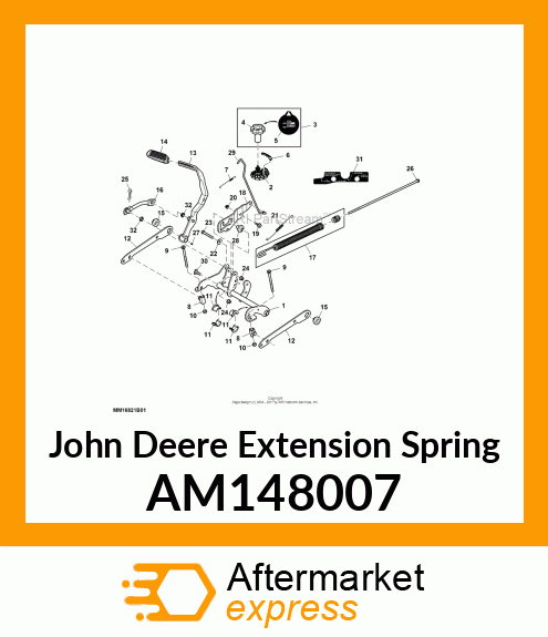 EXTENSION SPRING AM148007