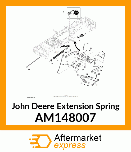 EXTENSION SPRING AM148007