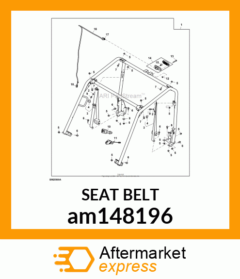 SEAT BELT, RETRACTOR, MY17 am148196