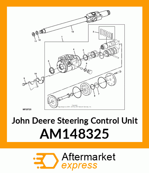 STEERING CONTROL UNIT, VALVE AM148325