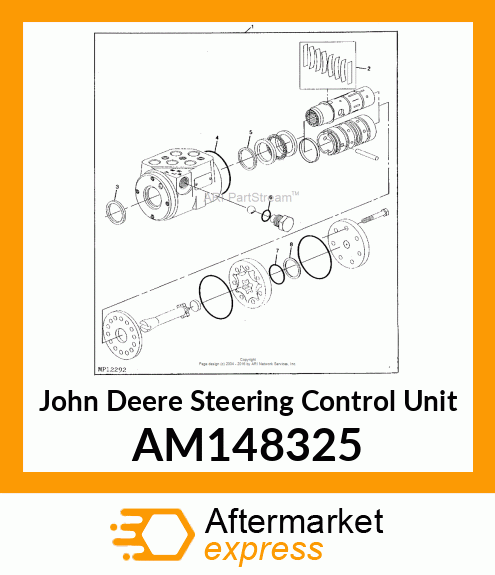 STEERING CONTROL UNIT, VALVE AM148325