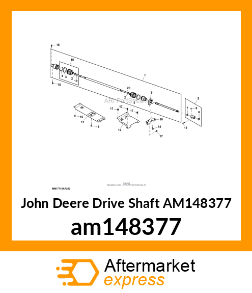 DRIVESHAFT, XUV560 am148377