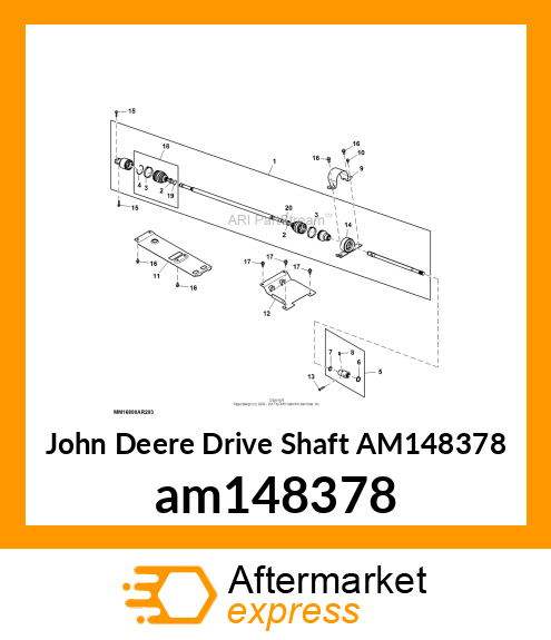 DRIVESHAFT, XUV590 am148378