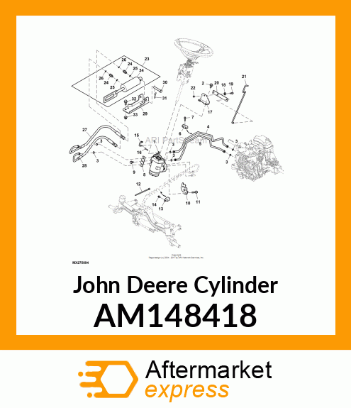 CYLINDER, HYDRAULIC LIFT AM148418