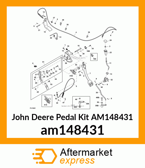 KIT, PARK PEDAL ASSY am148431