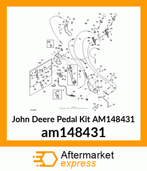 KIT, PARK PEDAL ASSY am148431