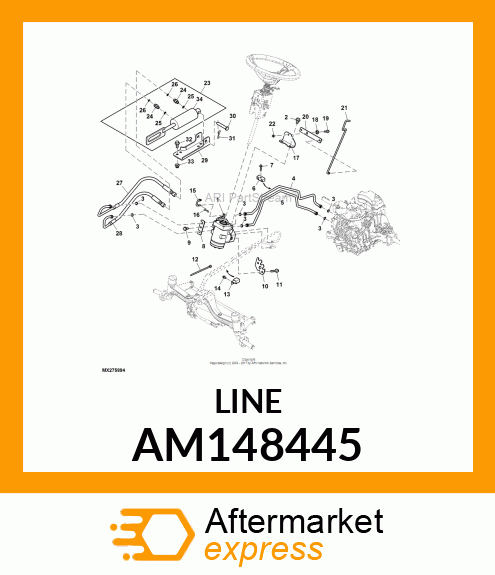 TUBE, G PRESSURE (SERVICE) AM148445