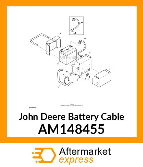 CABLE, BATTERY B X7 GAS MY16 AM148455