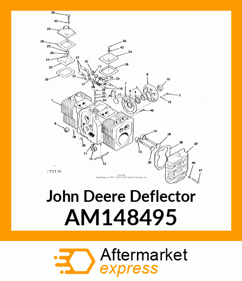 DEFLECTOR, BAFFLE ASSY AM148495