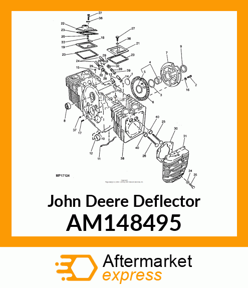 DEFLECTOR, BAFFLE ASSY AM148495