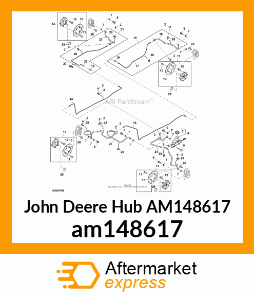 ASSEMBLY, HUB AND ROTOR am148617