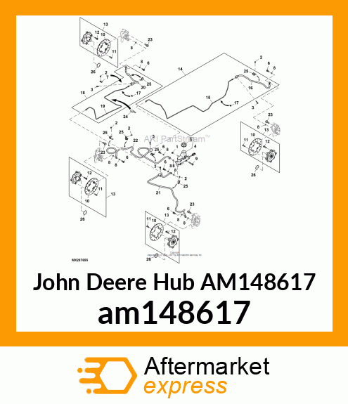 ASSEMBLY, HUB AND ROTOR am148617