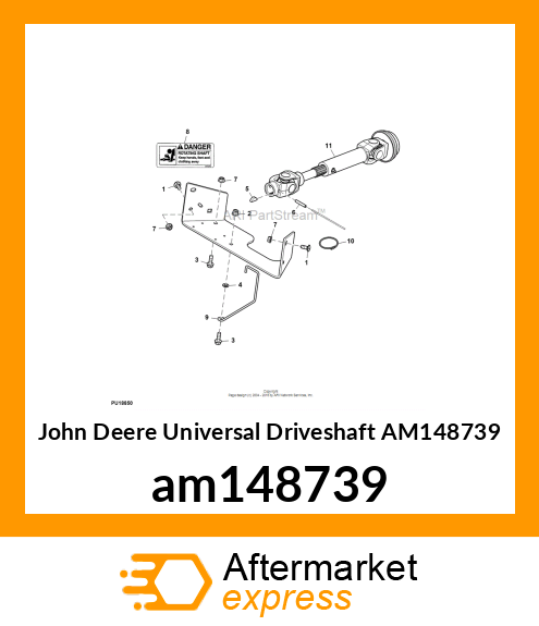 UNIVERSAL DRIVESHAFT, UNIVERSAL DRI am148739