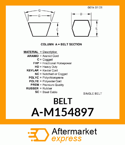 Belting - JOHN BELT A-M154897