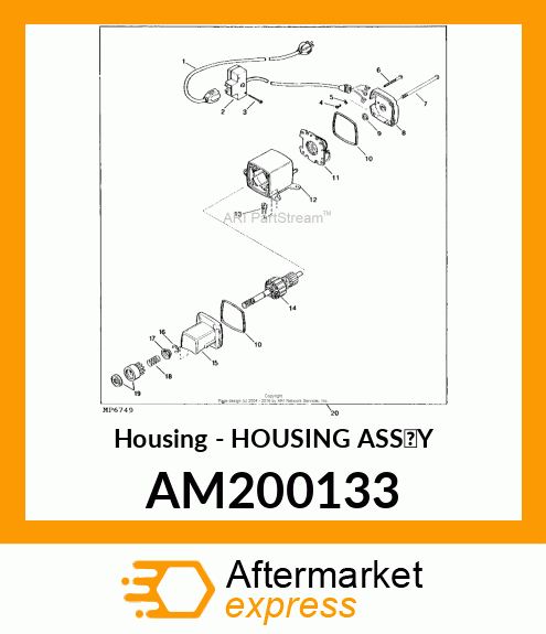 Housing - HOUSING ASS'Y AM200133