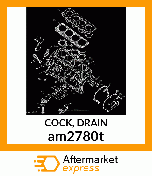 COCK, DRAIN am2780t